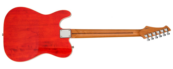 Northstar Pro NSP2NA Telecaster Style Electric Guitar Translucent Red.