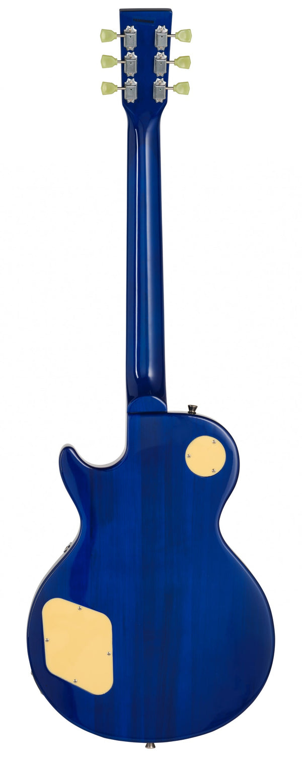 Les Paul Style Full Size Electric Guitar (Translucent Blue Burst Gloss)