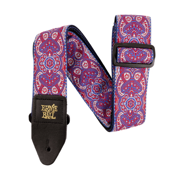 Jacquard Guitar Straps. Range of Colours and Designs available.