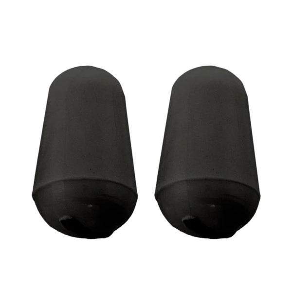 Allparts Switch knobs in black for Stratocaster. Fits USA guitars.