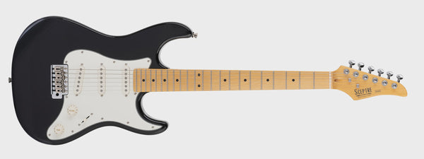 Sceptre SV1 Standard Strat in  Black with Maple neck