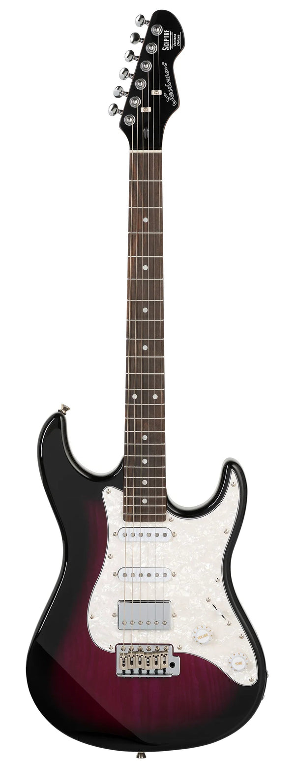 Sceptre Ventana Deluxe SV2MV Full Size Stratocaster. Misty Violet Gloss.