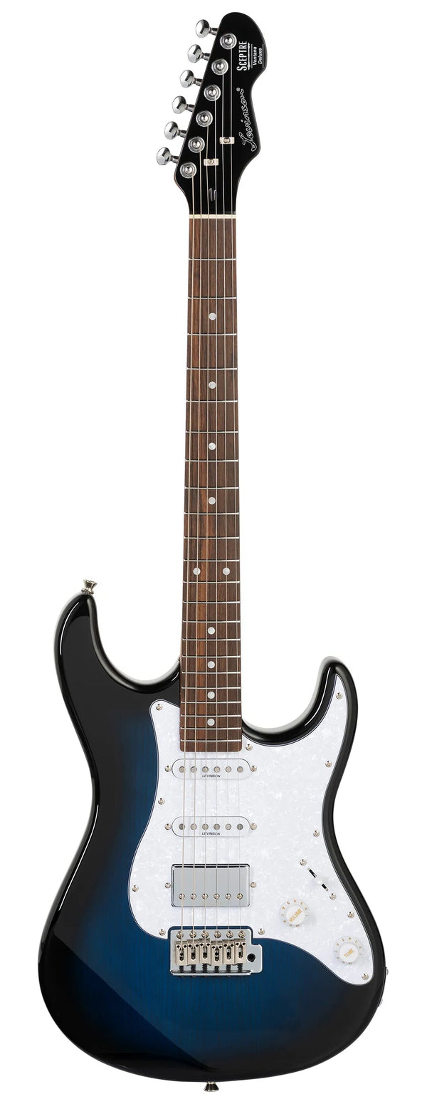 Sceptre Ventana Deluxe SV2OB Full Size Stratocaster. Ocean Blue Gloss.