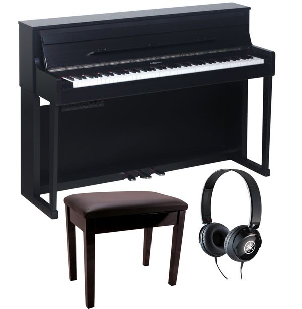 Medeli UP605BK FORTE Series Digital Grand Piano with Package options. Black
