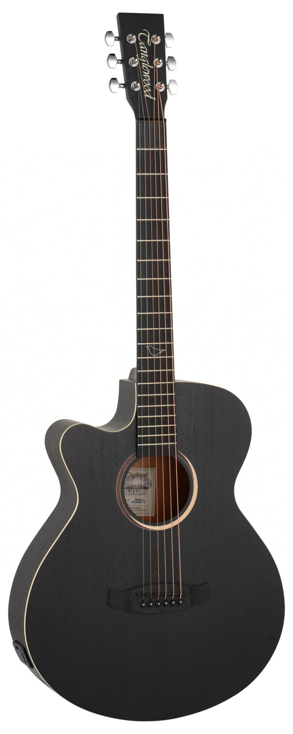 Blackbird Series Electro Acoustic Full Size Super Folk Guitar. Left Handed
