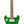 Chicago Hollow body arch top Electric Guitar in Emerald Green Gloss