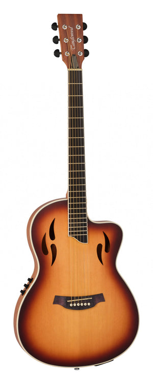 Tanglewood TU3TLCESB Union series thinline Electro Acoustic Guitar in sunburst finish with Satin Varnish
