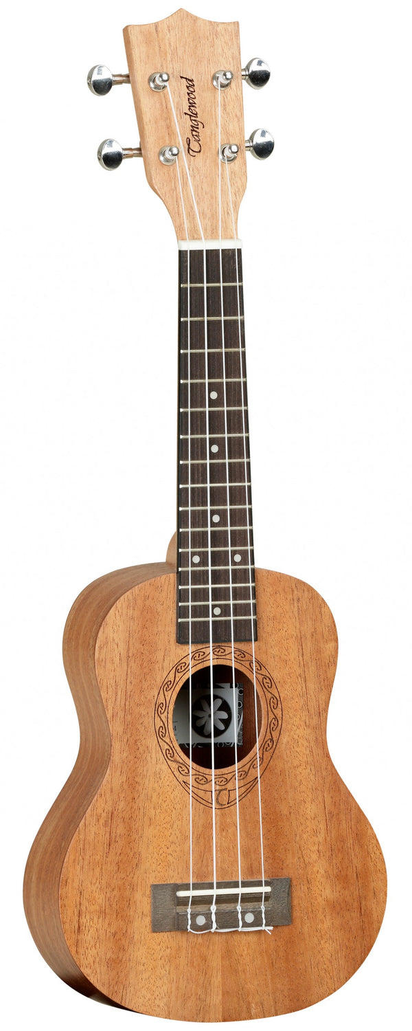 Tiare Series Soprano Ukulele. All Mahogany