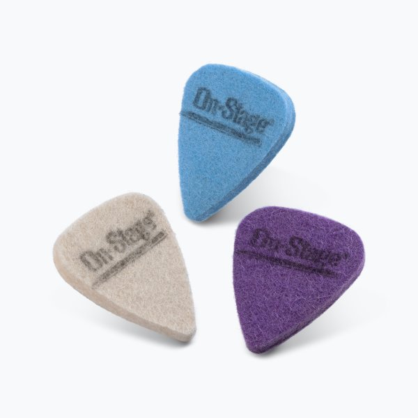 Ukulele Felt Picks. Pack of 3