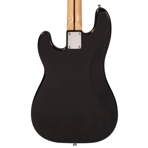 Vintage V42 ReIssued Bass Guitar. Black with Maple neck.