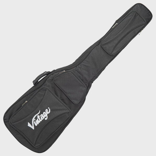 Vintage VDEB9 Deluxe Bass Guitar Bag. Black