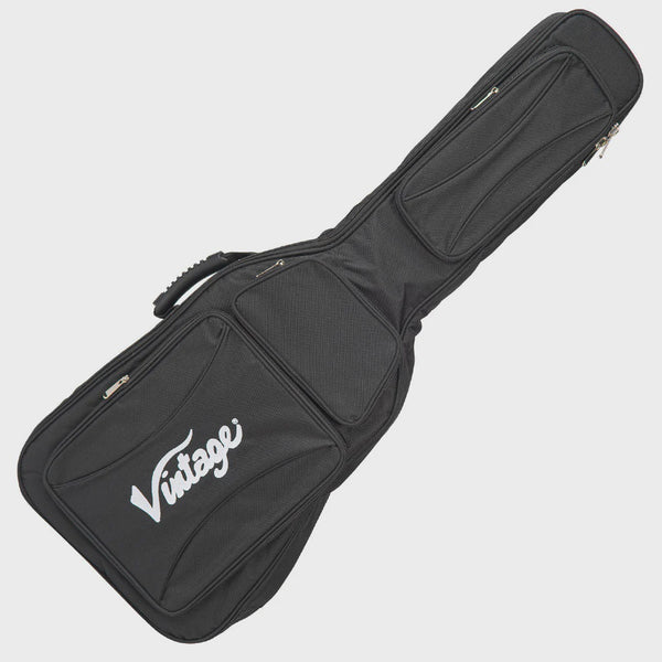 Vintage VDEG8 Deluxe Electric Guitar Bag. Black