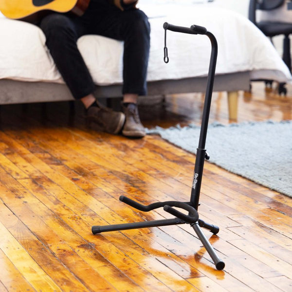 Universal Guitar Stand for Electric, Acoustic & Bass guitars in Black