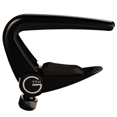 G7th Newport Capo in Black for Electric and Acoustic guitars