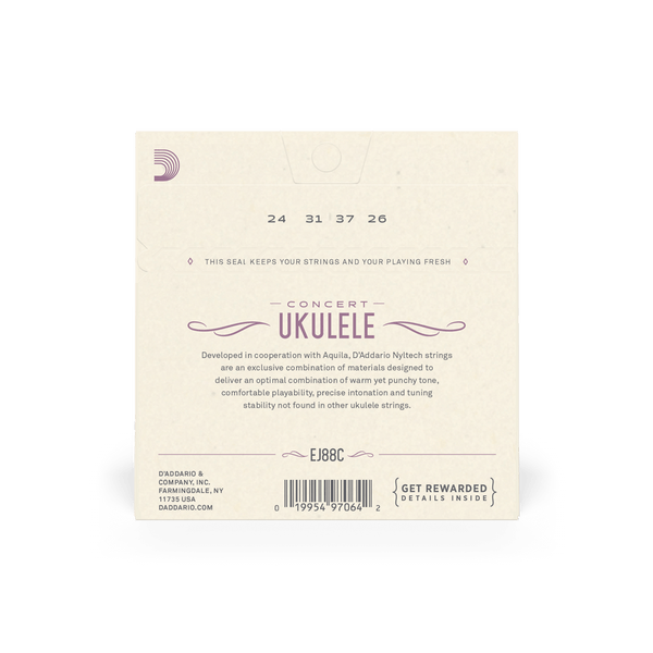 Nyltech Concert Ukulele Strings. Set of 4.