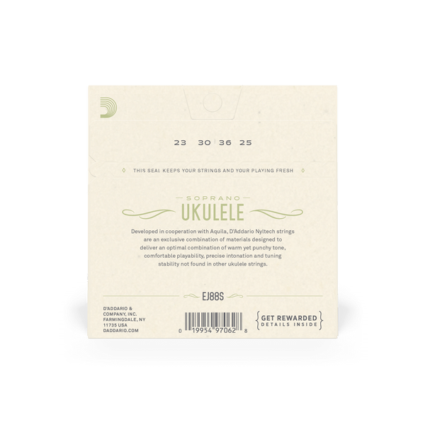 Nyltech Soprano Ukulele Strings. Set of 4.