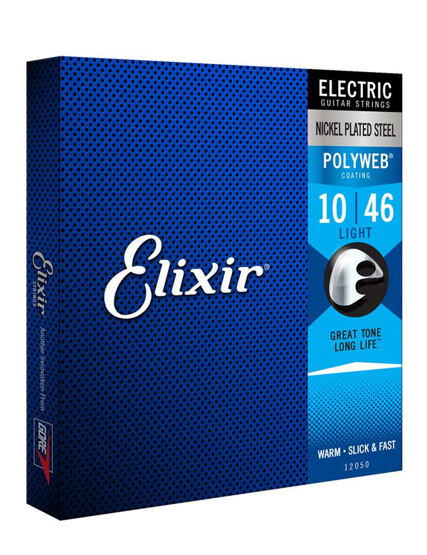 ELIXIR E12050 POLYWEB ELECTRIC GUITAR STRINGS. 10-46.