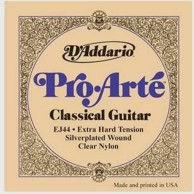 D'Addario EJ44 Classical Guitar Strings. Extra Hard Tension.