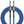 FABRIC 10' STRAIGHT ENDS BLUE GUITAR CABLE.