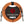 FABRIC 10' STRAIGHT ENDS ORANGE GUITAR CABLE.