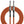 FABRIC 10' STRAIGHT ENDS ORANGE GUITAR CABLE.
