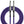FABRIC 10' STRAIGHT ENDS PURPLE GUITAR CABLE.