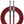 FABRIC 10' STRAIGHT ENDS RED GUITAR CABLE.