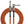 FABRIC 10' STRAIGHT TO RIGHT ANGLE ENDS ORANGE GUITAR CABLE.