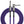 FABRIC 10' STRAIGHT TO RIGHT ANGLE ENDS PURPLE GUITAR CABLE.