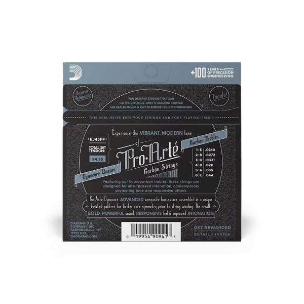 Dynacore Classical Guitar Strings. Normal Tension. Flourocarbon Trebles.