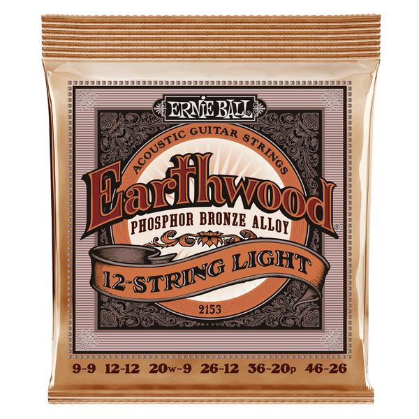 LIGHT 12 STRING PHOSPHOR BRONZE ACOUSTIC GUITAR STRINGS