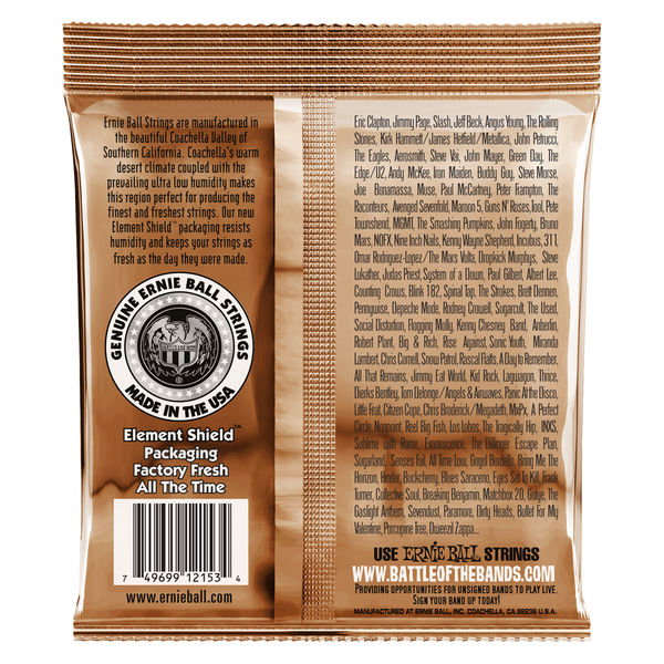 LIGHT 12 STRING PHOSPHOR BRONZE ACOUSTIC GUITAR STRINGS