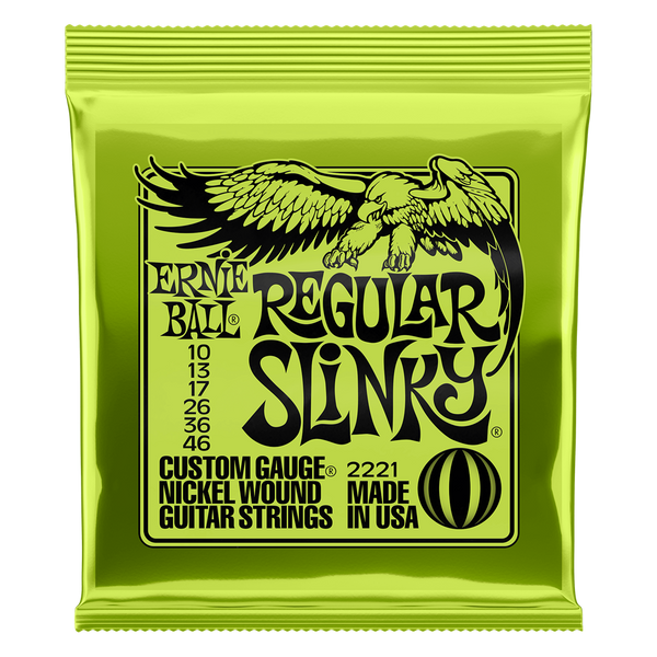 Ernie Ball Regular Slinky Electric Guitar Strings 2221