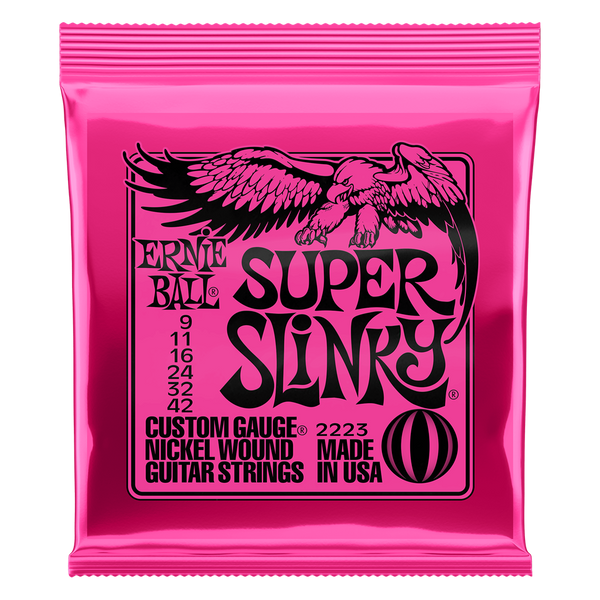 Ernie Ball Super Slinky Electric Guitar Strings 2223