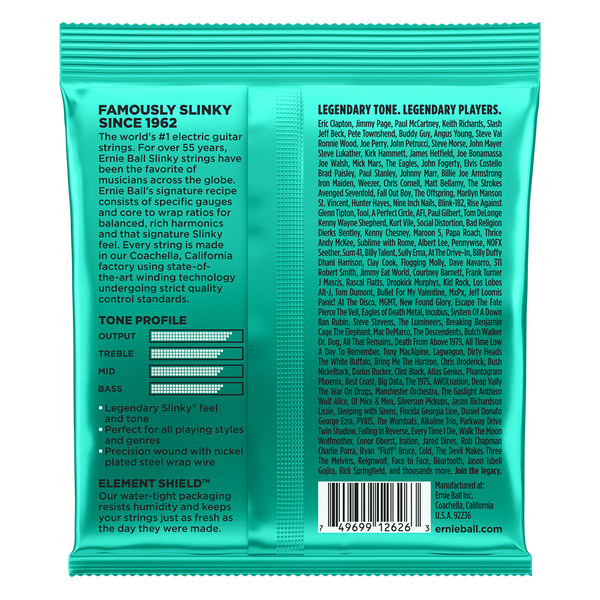 Ernie Ball Not Even Slinky Electric Guitar Strings 2626