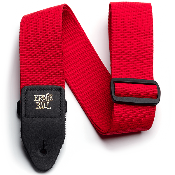 EB STRAP POLYPRO GUITAR STRAP IN RED. P04040