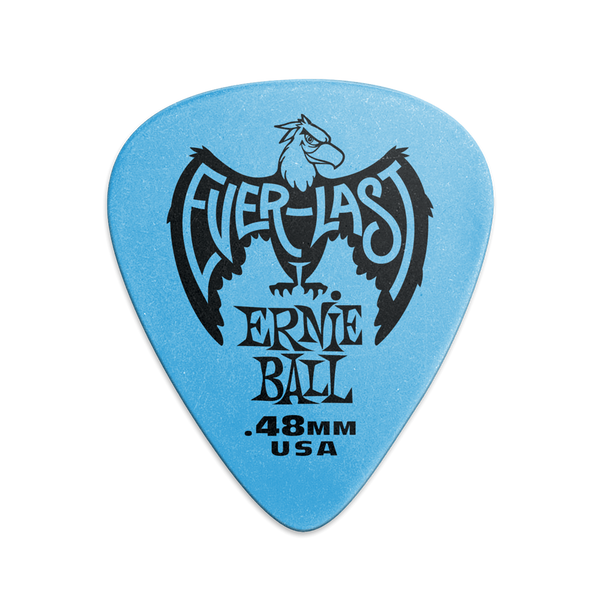 EVERLAST Plectrums. Pack of 12 Picks. 0.48mm