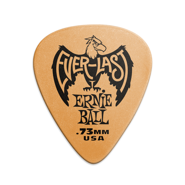 Ernie Ball  EVERLAST Plectrums. Pack of 12 Picks. 0.73mm
