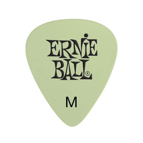 Ernie Ball Super Glow Picks. Pack of 12. Medium.