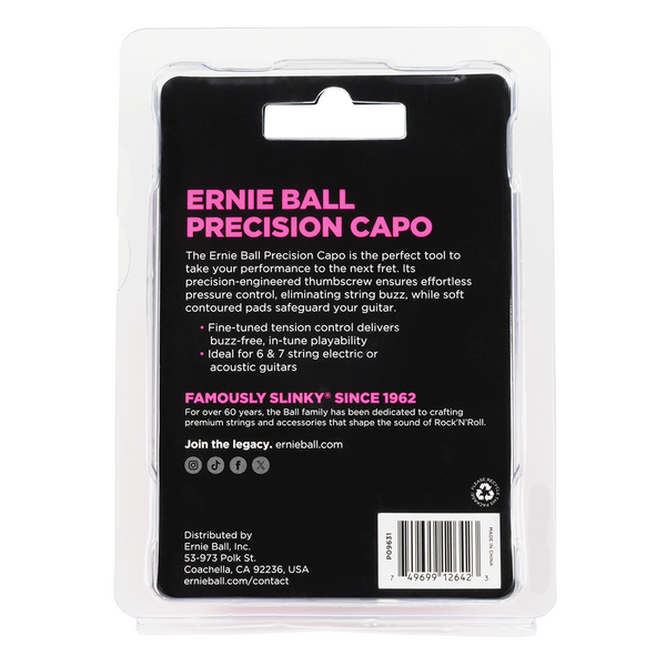 PRECISION CAPO IN BLACK