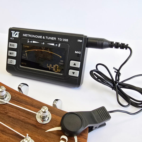 Tuner Chromatic Tuner/Metronome with Clip On Mic.