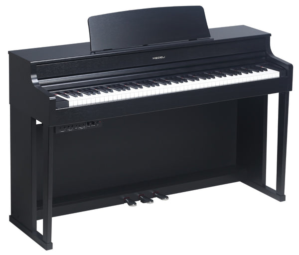 Medeli UP405EBK FORTE Series Digital Upright Piano with Package options. Black.