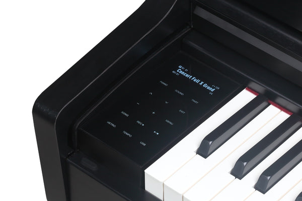 Medeli UP405EBK FORTE Series Digital Upright Piano with Package options. Black.