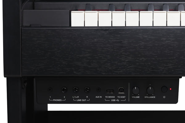 Medeli UP405EBK FORTE Series Digital Upright Piano with Package options. Black.