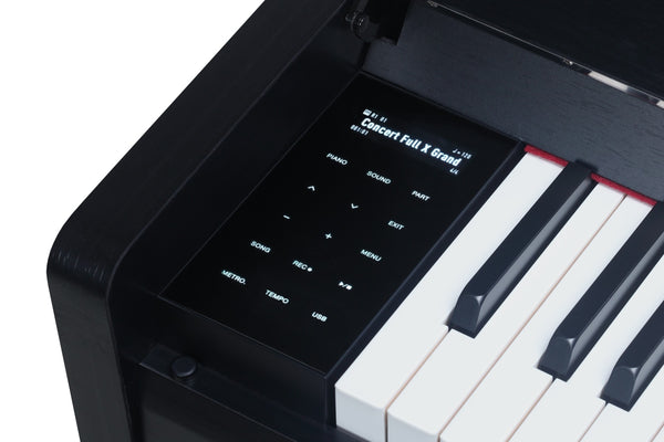 Medeli UP605BK FORTE Series Digital Grand Piano with Package options. Black