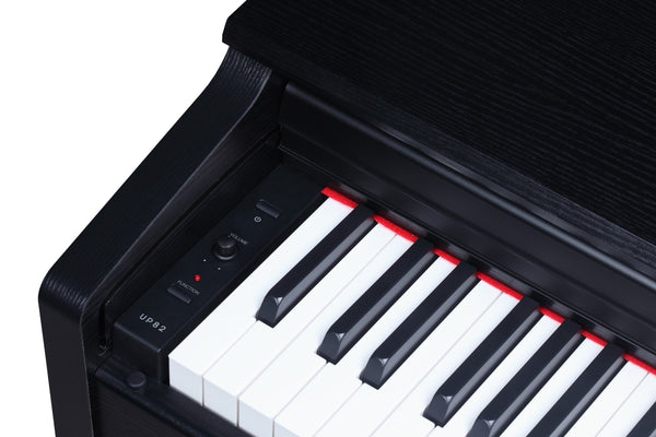 Medeli EDUCATIONAL Series Digital Upright Piano. 88 Key. Black with Package options. Black.