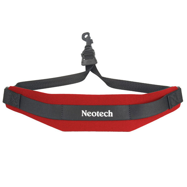 NEOTECH Soft Saxophone Strap with swivel hook. Red.