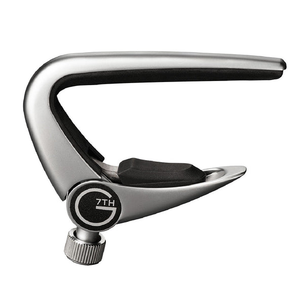 G7th Newport Capo in Silver for Classical guitar