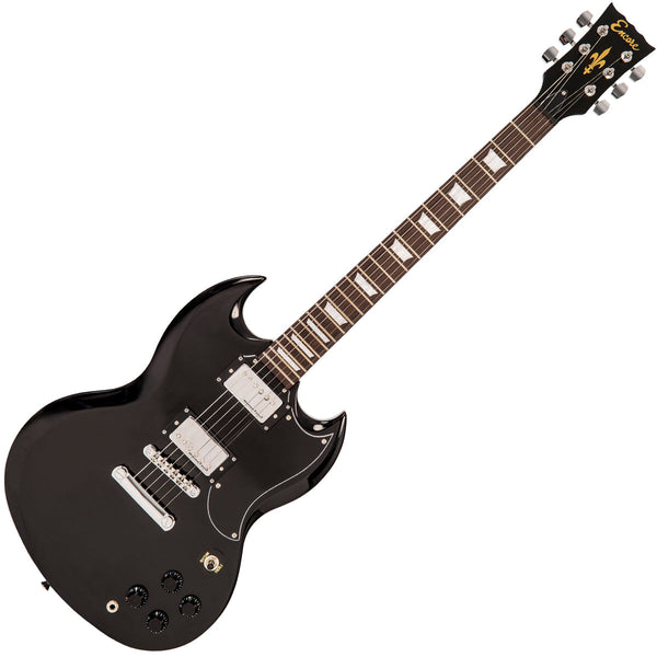 Encore E69 Electric Guitar ~ Gloss Black