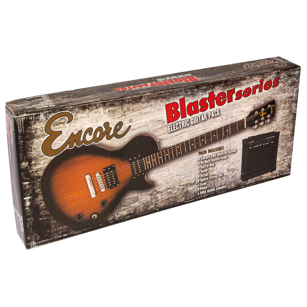 Encore Blaster E90 Electric Guitar Pack ~ Tobacco Sunburst